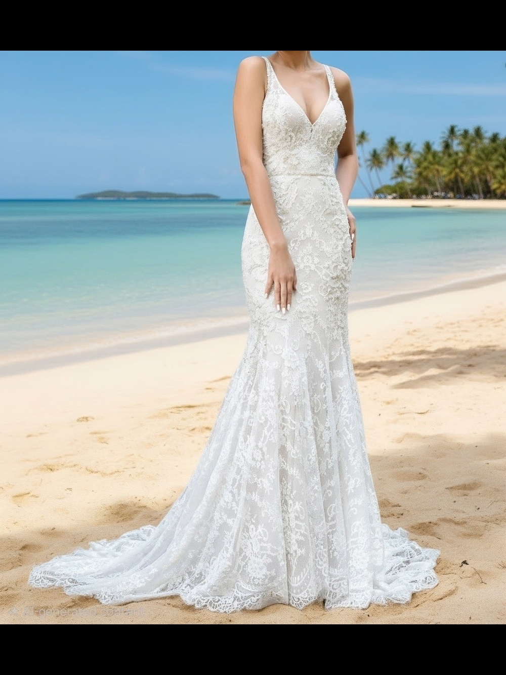 Justin Alexander 9872 Elegant White Lace Mermaid Wedding Dress Size 14 Nwot